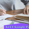 Mastering KCET: Effective Use of Sample Papers